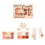 Set Machiaj, Kevin&Coco, Paleta Farduri de Ochi si Lip Gloss, 6 Nuante, Finisaj Mat, Shimmer, Textura Fina, Pigmentare Intensa, 10.4 g, 14.7 x 10.5 x 3.5 cm, Portocaliu - vivimall.ro