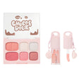 Set Machiaj, Kevin&Coco, Paleta Farduri de Ochi si Lip Gloss, 6 Nuante, Finisaj Mat, Shimmer, Textura Fina, Pigmentare Intensa, 10.4 g, 14.7 x 10.5 x 3.5 cm, Roz - vivimall.ro