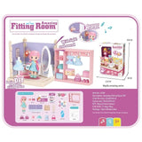 Set garderoba cu tinute, Vivimall, casa de papusi cu haine si accesorii - vivimall.ro