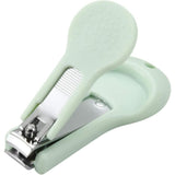 Set 4 Piese Ingrijire Unghii Bebelusi, Vivimall, din ABS+Otel Inoxidabil, Cutie de Depozitare Tip Bufnita, de la 0 Luni, 11.5 x 5 x 11.5 cm, Verde