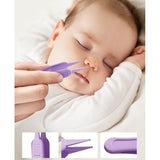 Set 4in1 de Ingrijire Unghii pentru Bebelusi, Vivimall, Cutie de Depozitare Tip Cerb, 0-6 Ani, 11 x 6 x 11 cm, Mov