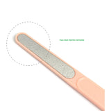 Set 4in1 de Ingrijire Unghii pentru Bebelusi, Vivimall, Cutie de Depozitare Transparenta, 0-6 Ani, 13.6x8x2 cm, Roz