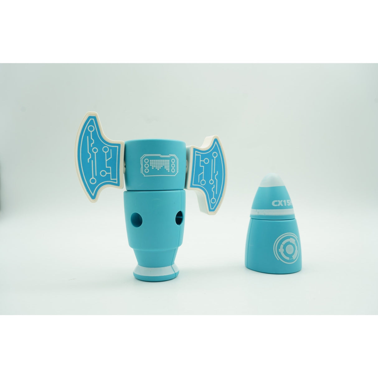 Set magnetic constructie racheta copii | SpaceClick - vivimall.ro