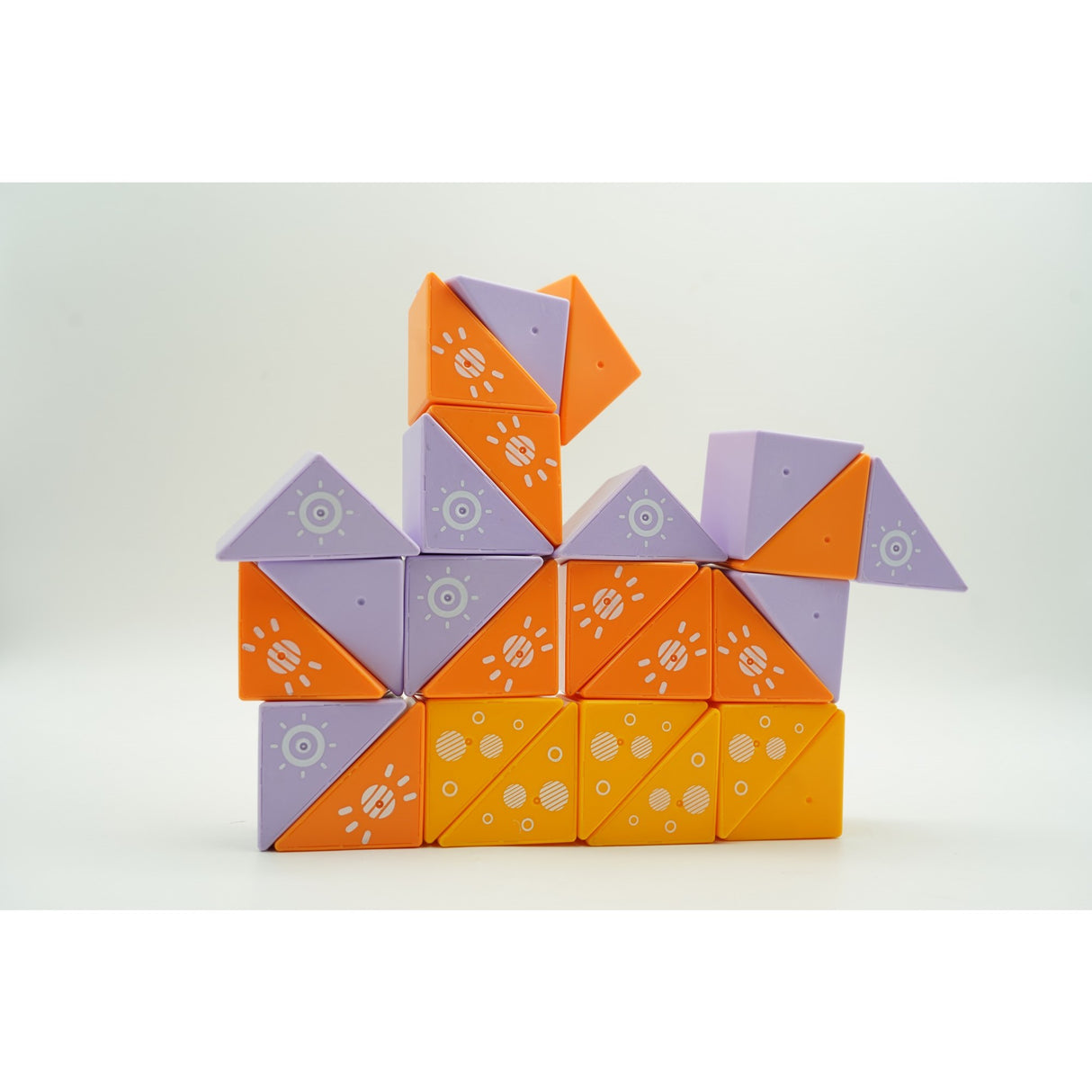Set constructie magnetice 26 piese | MagneBuild - vivimall.ro