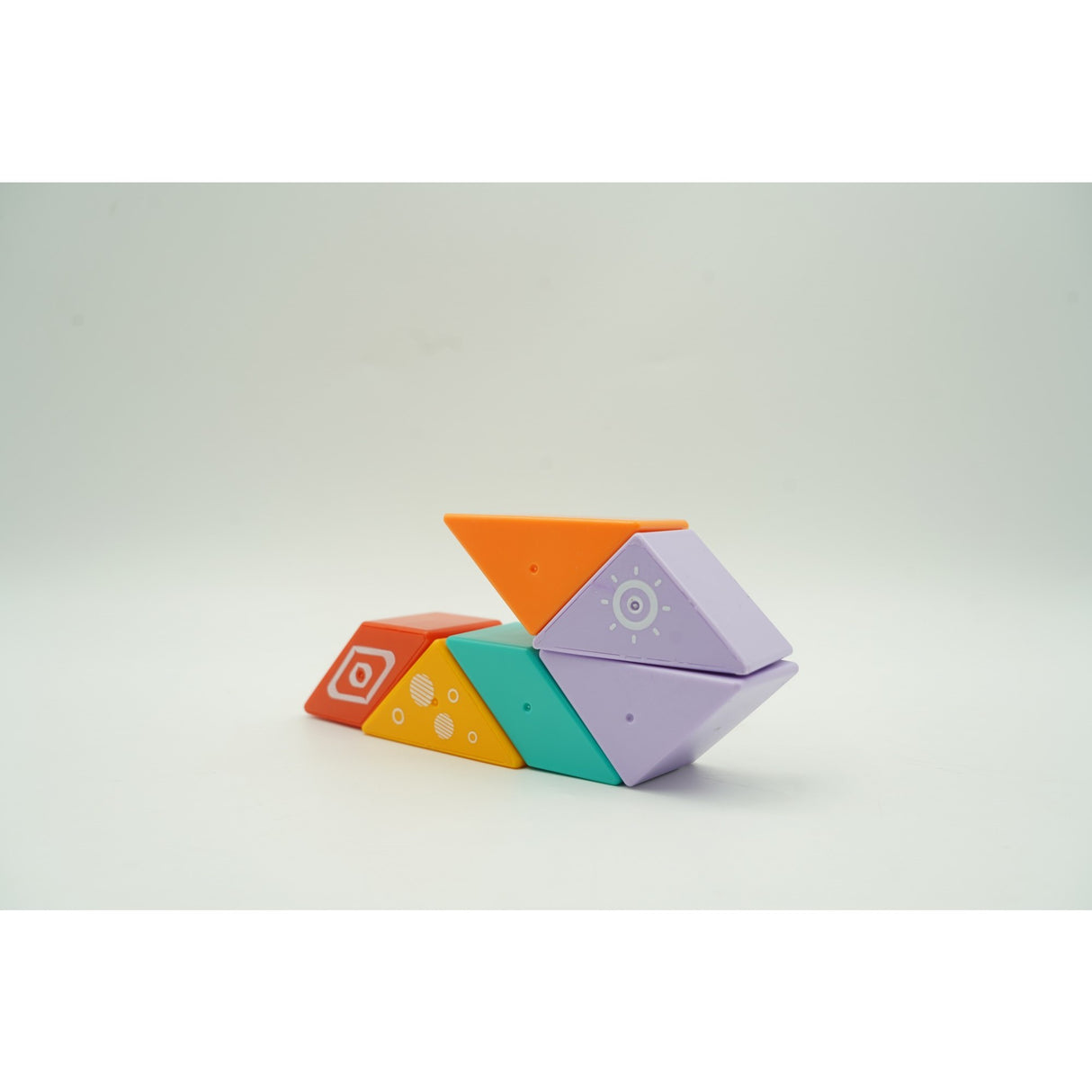 Set constructie magnetic 6 piese copii | MagneFun - vivimall.ro