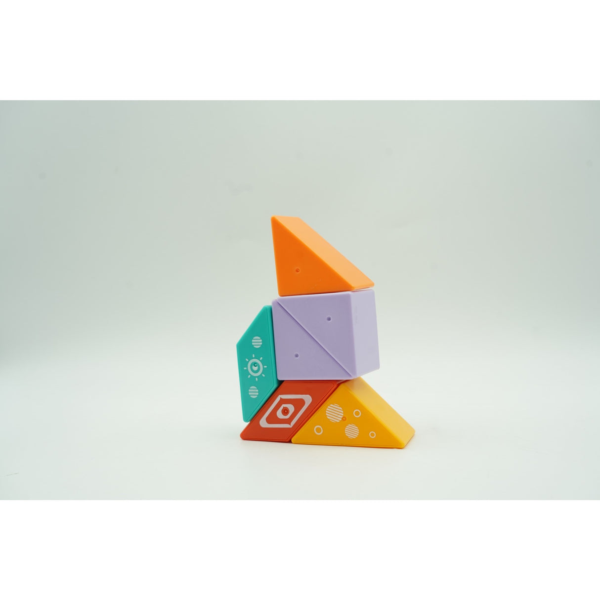 Set constructie magnetic 6 piese copii | MagneFun - vivimall.ro