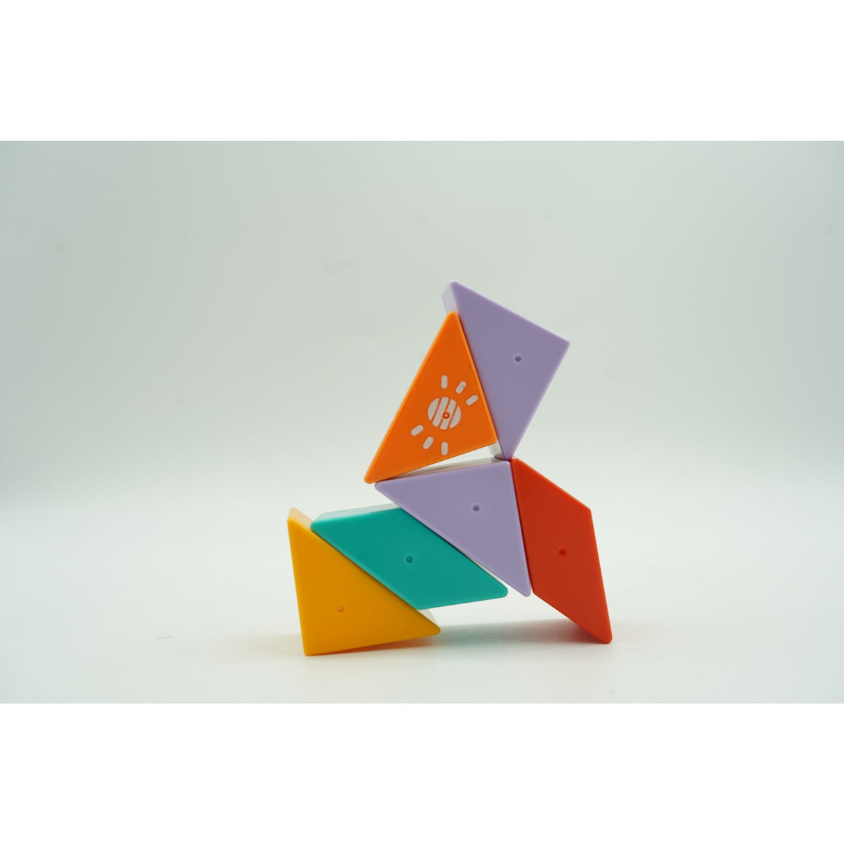 Set constructie magnetic 6 piese copii | MagneFun - vivimall.ro