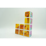 Cuburi magnetice dinozauri 8 piese | MagneDino - vivimall.ro