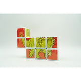 Cuburi magnetice dinozauri 8 piese | MagneDino - vivimall.ro
