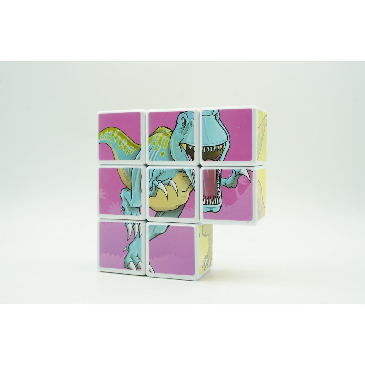Cuburi magnetice dinozauri 8 piese | MagneDino - vivimall.ro