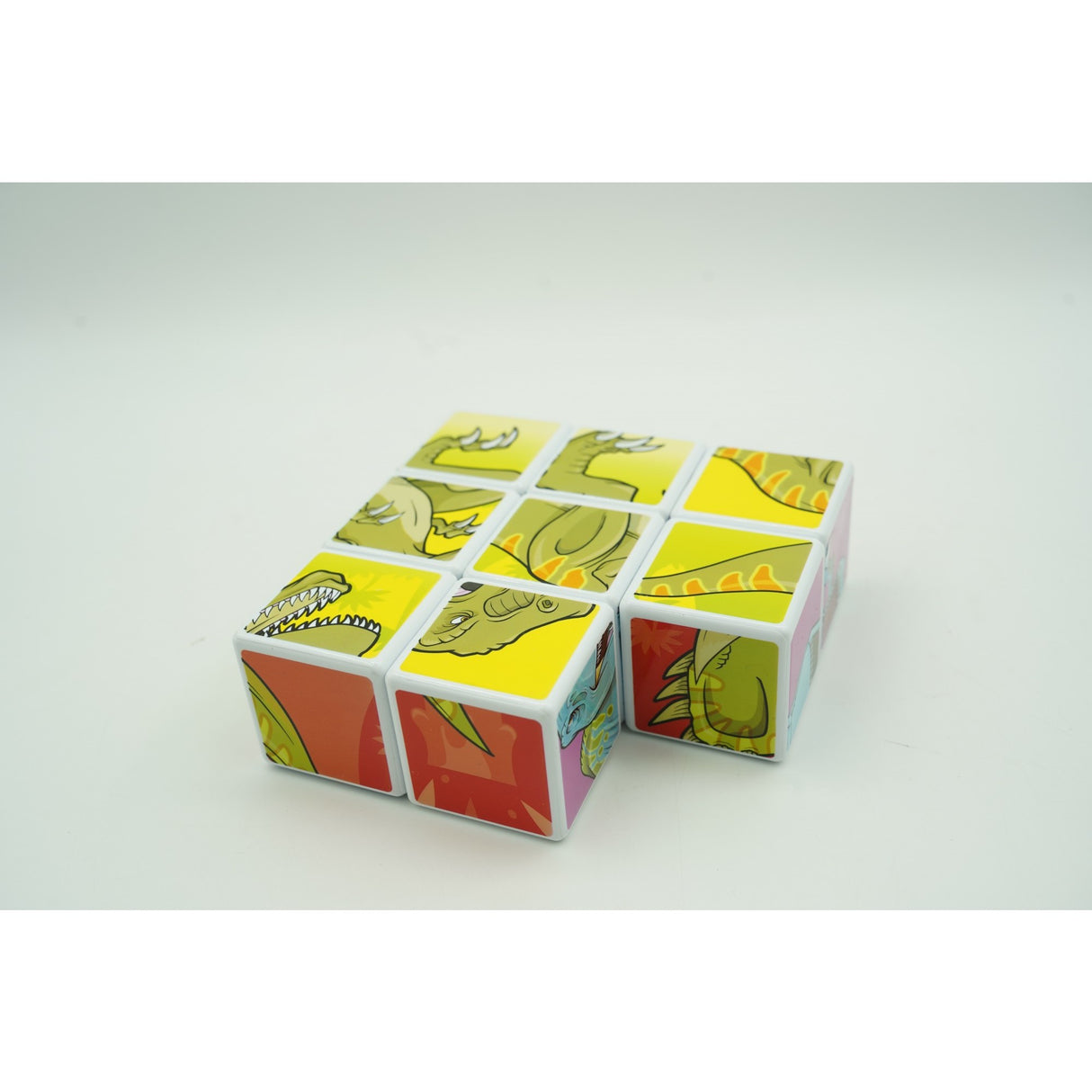 Cuburi magnetice dinozauri 8 piese | MagneDino - vivimall.ro