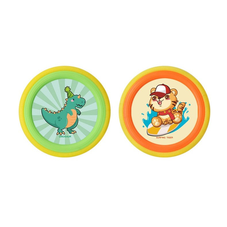 Set Interactiv Frisbee, Fippy, Pentru Copii, 2 Palete Elastice, Diametru 30 Cm, 4 Mingi, + 3 Ani, Design Animat - vivimall.ro
