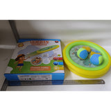 Set Interactiv Frisbee, Fippy, Pentru Copii, 2 Palete Elastice, Diametru 30 Cm, 4 Mingi, + 3 Ani, Design Animat - vivimall.ro