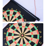 Set Joc Darts Vivimall, Doua Fete pentru Joc, 6 Sageti Incluse, Magnetic, Dimensiuni 37 x 40 cm, Design clasic, Multicolor - vivimall.ro