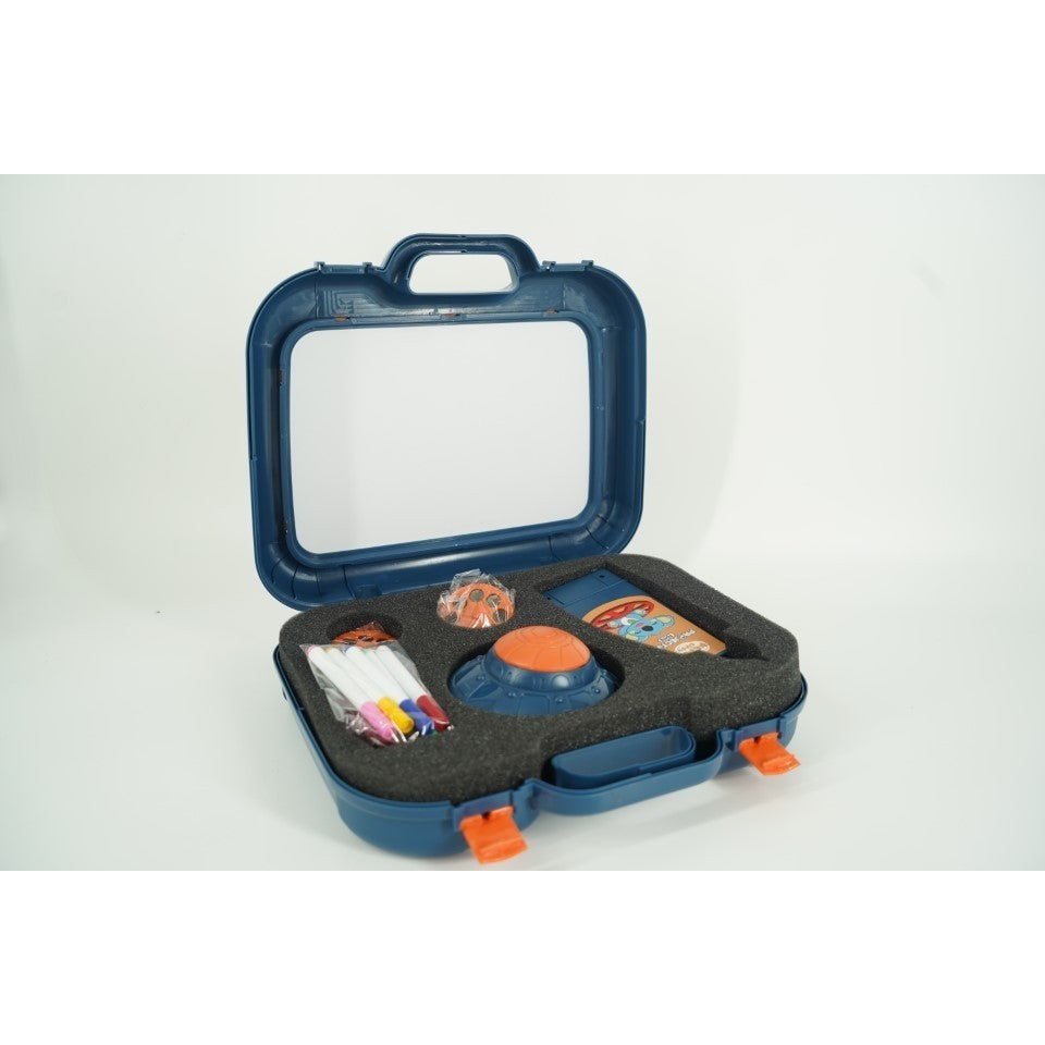 Set Jucarie Educativa Proiector Cu Masa Pentru Desen, 48 De Imagini, 6 Discuri De Proiectare, Creioane Colorate, Cutie Depozitare, +3 Ani