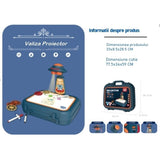 Set Jucarie Educativa Proiector Cu Masa Pentru Desen, 48 De Imagini, 6 Discuri De Proiectare, Creioane Colorate, Cutie Depozitare, +3 Ani