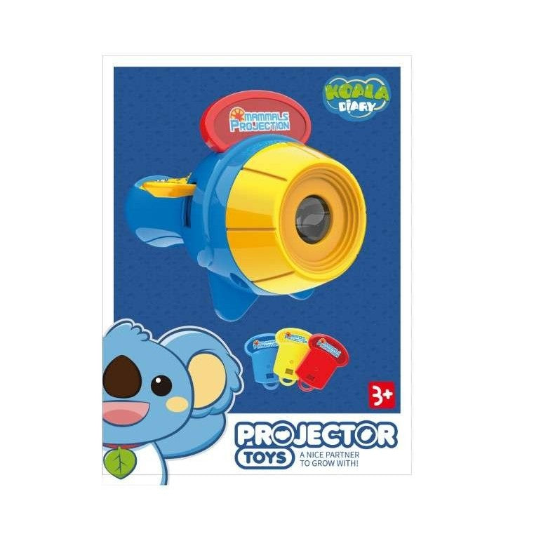 Set Jucarie Educativa Proiector Tip Lanterna Pentru Copii, 24 De Imagini Cu Animale