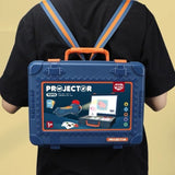 Set Jucarie Educativa Proiector Tip Lanterna Pentru Copii, 48 De Imagini,Carti Cu Pictograme, Cutie Depozitare, +3 Ani
