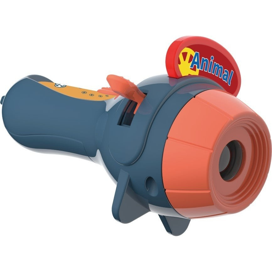 Set Jucarie Educativa, Vivimall, Proiector Tip Lanterna Pentru Copii, 6 Teme, 48 de Imagini, Cutie Depozitare, +3 ani, Albastru - vivimall.ro
