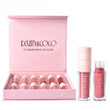 Set 12 rujuri mate, rezistente la transfer, Kevin&Coco, 1.85 ml, Cutie Roz