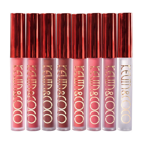 Set 8 rujuri mate, rezistente la transfer, Kevin&Coco, 2.5 ml - vivimall.ro