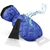 Set Manusa si Racleta pentru Zapada, Flippy, Impermeabila, Izolatie de Bumbac, 31 x 15 cm, Albastru