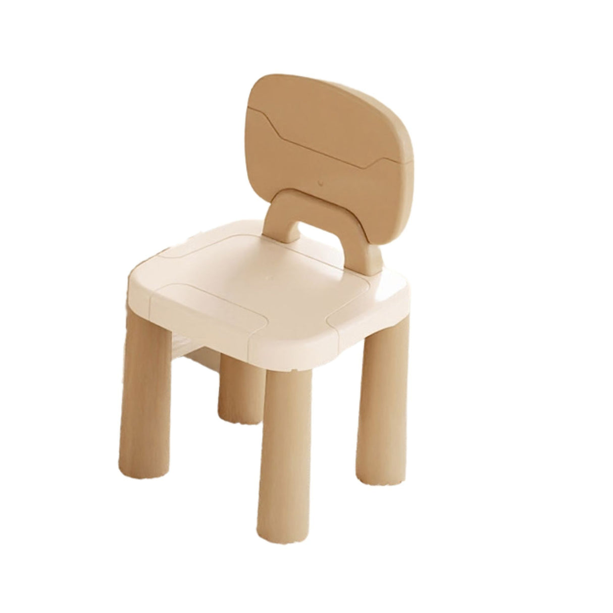 Masa Educativa pentru Copii, Flippy, Multifunctionala, Cos de Baschet, cu Scaun, Compatibila cu Piese tip LEGO Duplo, 178 piese, Spatiu Depozitare, 3 + ani, Bej - vivimall.ro