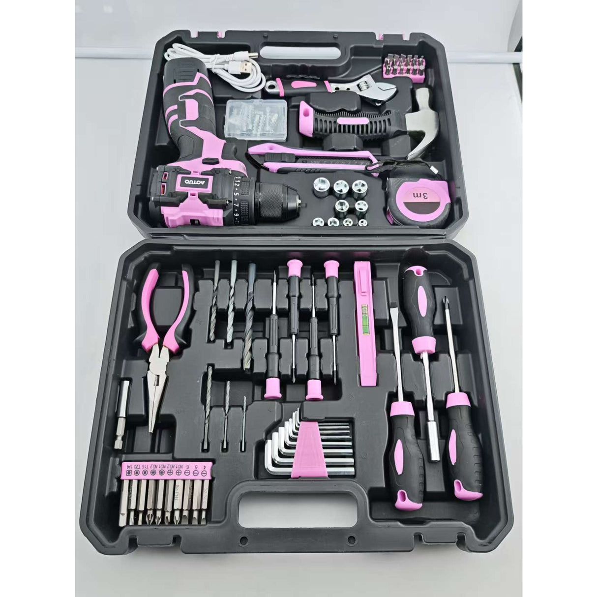 Set Masina De Gaurit Si Insurubat, Flippy, 18-21 V, Motor Fara Perii, 2 Trepte Viteza, 27 x 27 x 9 cm, Multicolor - vivimall.ro