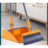 Set Matura si Faras cu Coada Detasabila, Flippy, cu Dinti de Pieptene pentru Curatare Matura, rotativ, pliabil, Otel inoxidabil si Polipropilena, portocaliu