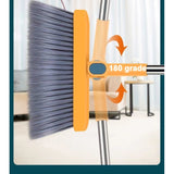 Set Matura si Faras cu Coada Detasabila, Flippy, cu Dinti de Pieptene pentru Curatare Matura, rotativ, pliabil, Otel inoxidabil si Polipropilena, portocaliu