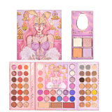 Trusa de Machiaj, KEVIN & COCO, Easter Style Pink, 69 culori, 20 x 22.5 cm - vivimall.ro