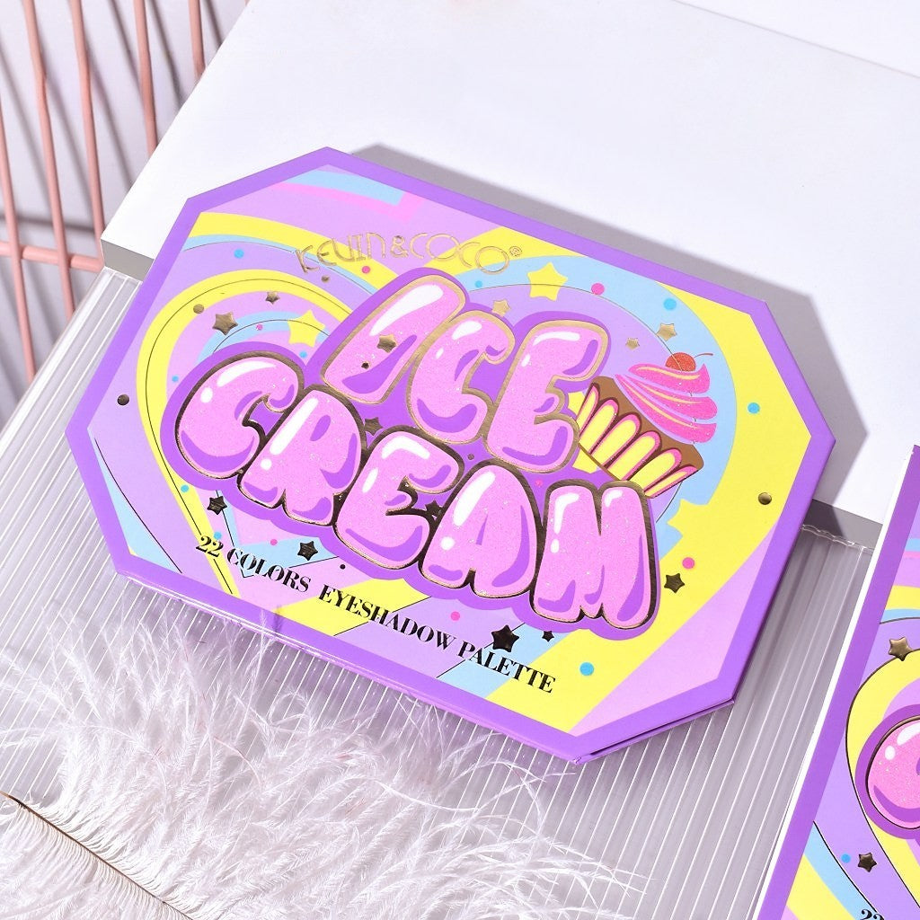 Paleta De Machiaj Violet Ice Cream | IceGlow - vivimall.ro