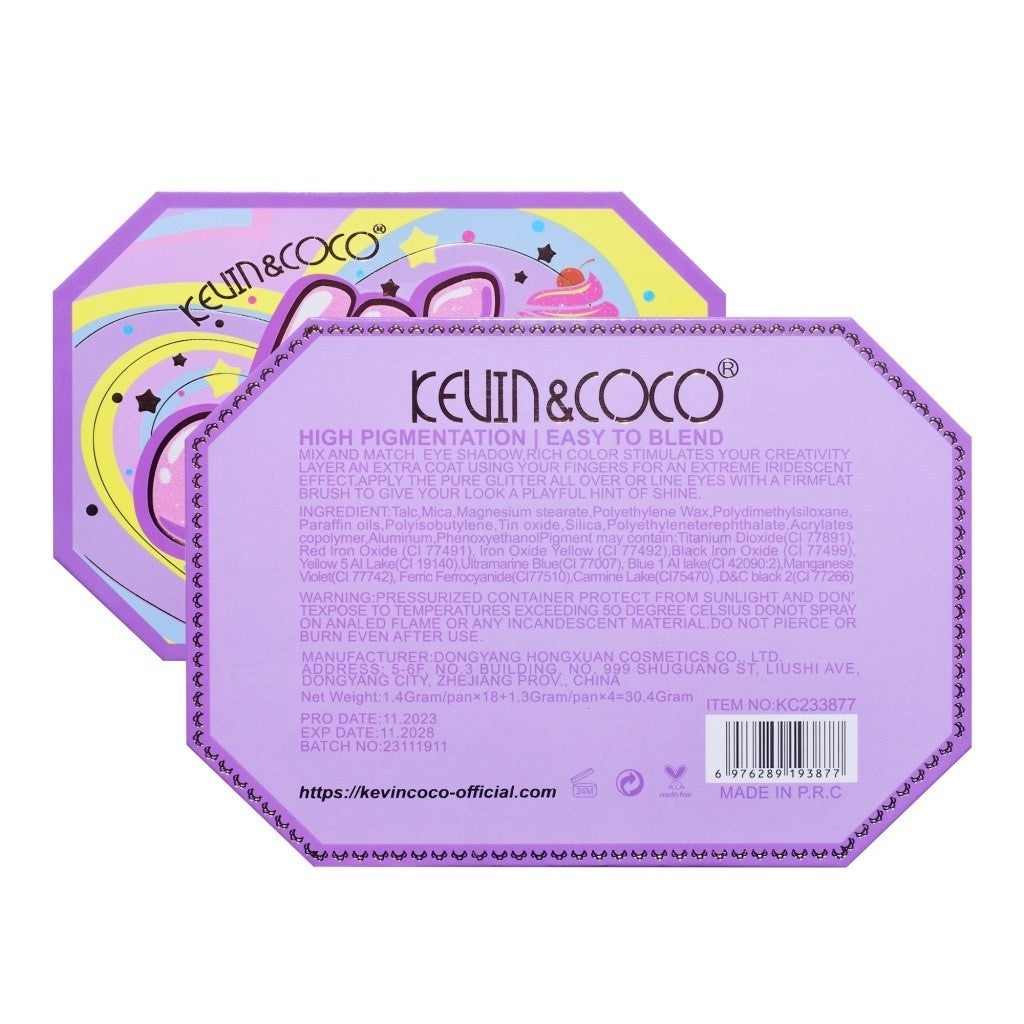 Paleta De Machiaj Violet Ice Cream | IceGlow - vivimall.ro