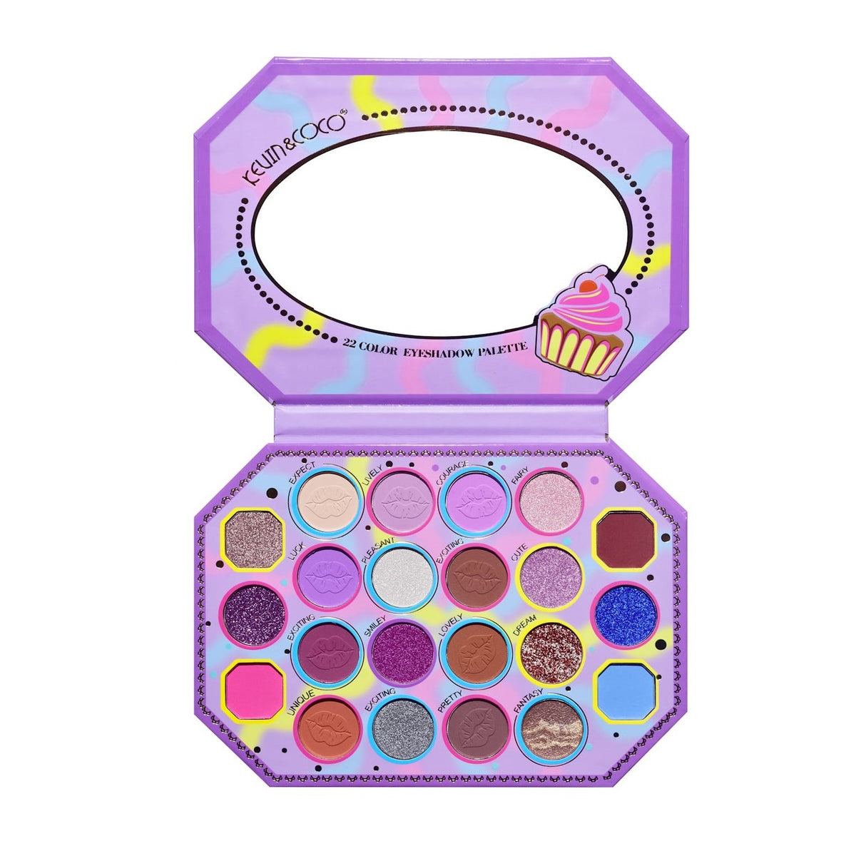 Paleta De Machiaj Violet Ice Cream | IceGlow - vivimall.ro