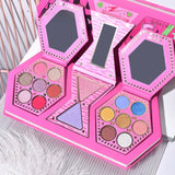 Trusa de Machiaj, KEVIN & COCO, Nobody is Perfect, I am Nobody, 32 culori, 29 x 23.5 x 3 cm