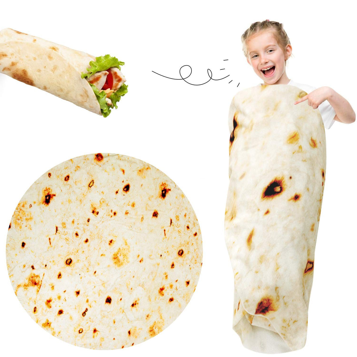 Set Patura Flanel Si Caciula Forma Lipie, Pentru Nou-Nascuti, Material Poliester, 85 Cm, Crem - vivimall.ro