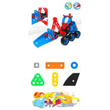 Set Pentru Construit Masini, Educativ Si Creativ, 134 Piese - vivimall.ro