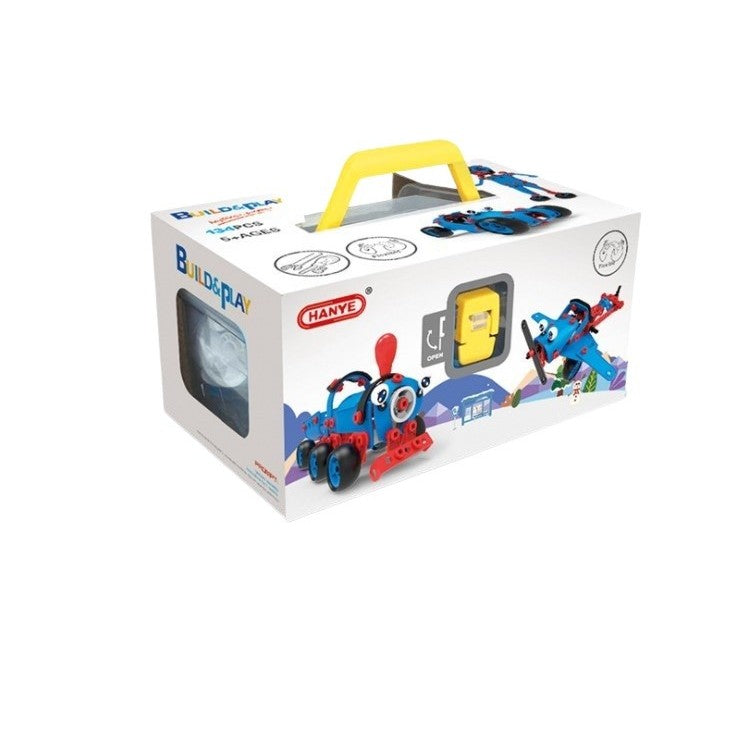 Set Pentru Construit Masini, Educativ Si Creativ, 134 Piese - vivimall.ro