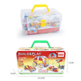 Set Pentru Construit Masini, Educativ Si Creativ, 148 Piese
