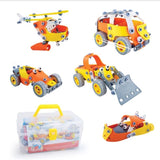 Set Pentru Construit Masini, Educativ Si Creativ, 148 Piese