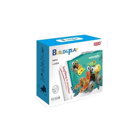 Set pentru construit masini, Vivimall, Educativ si creativ, 46 piese - vivimall.ro