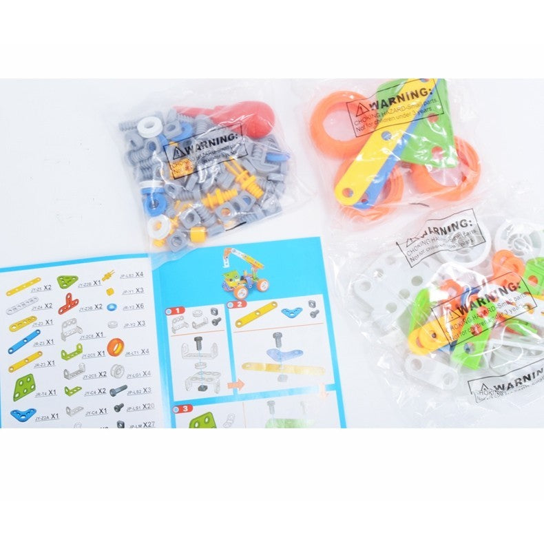 Set Pentru Construit Masini, Educativ Si Creativ, 98 Piese