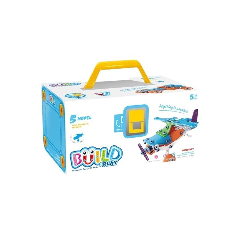 Set Pentru Construit Masini, Educativ Si Creativ, Diy, 132 Piese