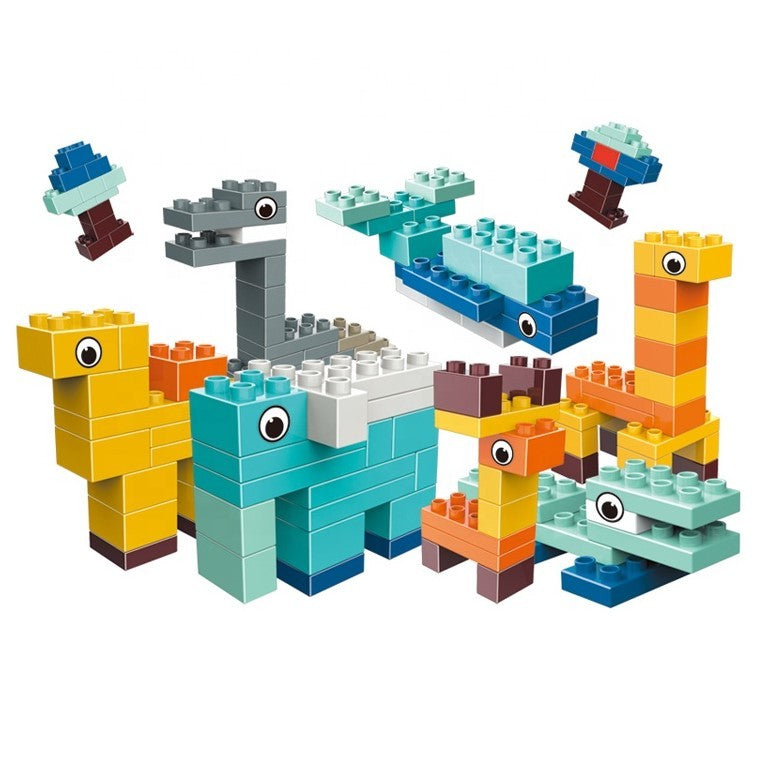 Set Piese De Constructii Pentru Copii, Animal Series, 134 Piese
