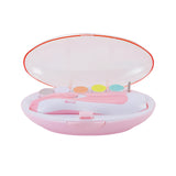 Set Pila Electrica pentru Copii si Bebelusi, Vivimall, ABS, 6 Accesorii, cu Lumina LED, Roz Alb