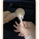 Set Pila Electrica, Vivimall, pentru Copii si Bebelusi, din ABS, 6 Accesorii, Incarcare USB, cu Lumina Led, 11.5 x 5.5 cm, Alb