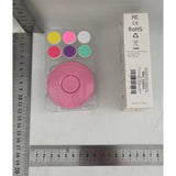 Set Pila Electrica cu Baterie, Vivimall, pentru Copii si Bebelusi, din ABS, 6 Accesorii, Model cu Flori, 6.5 x 1.8 cm, Roz