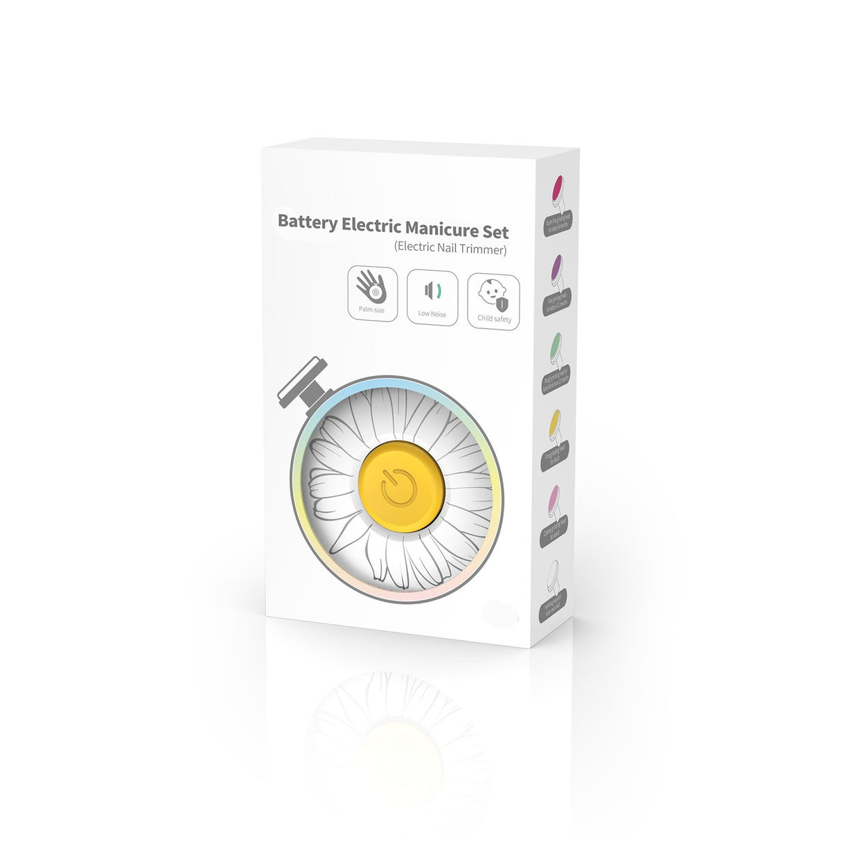 Set Pila Electrica Pentru Copii Si Bebelusi, Abs, Incarcare Usb, 6 Accesorii, Cu Lumina Led - vivimall.ro
