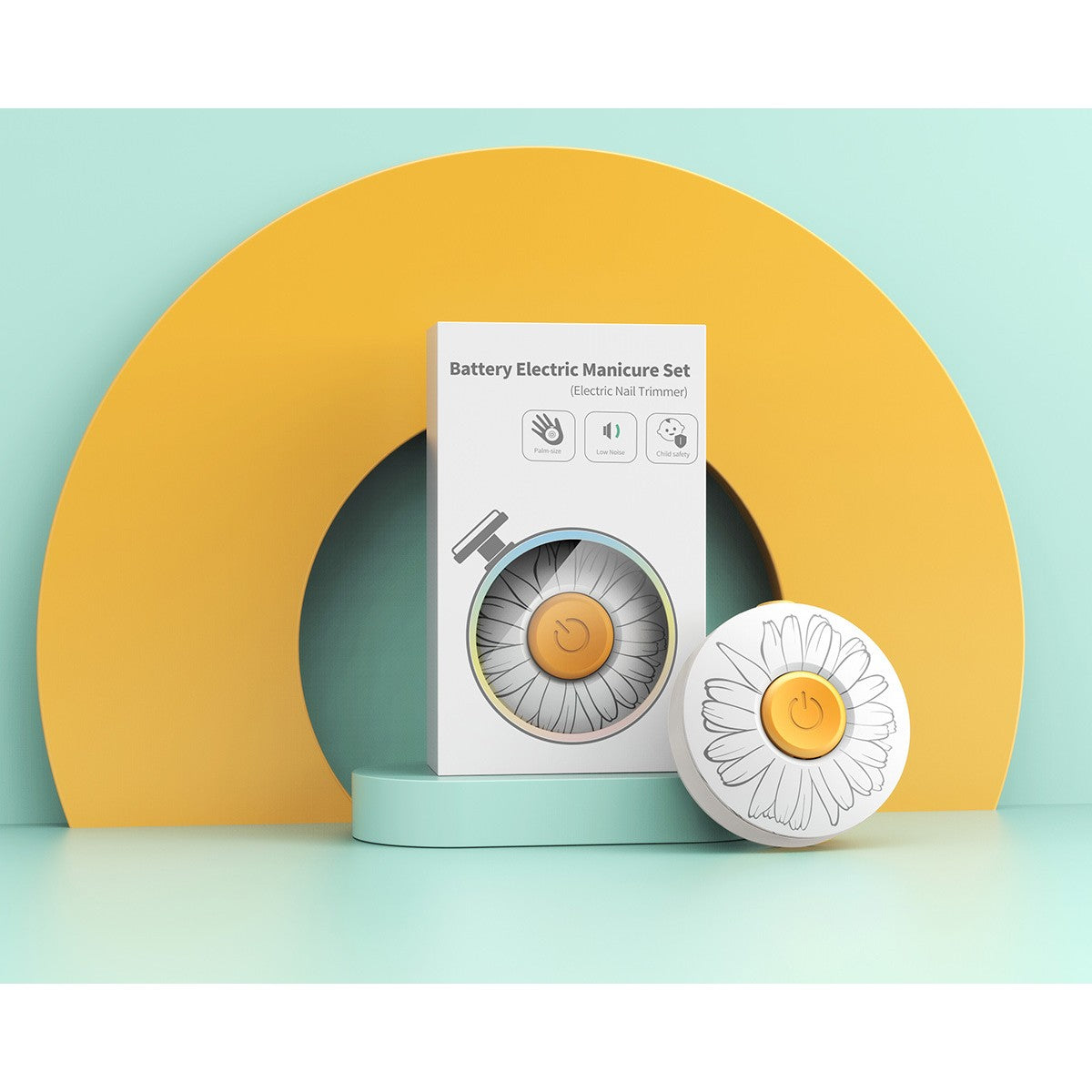 Set Pila Electrica Pentru Copii Si Bebelusi, Abs, Incarcare Usb, 6 Accesorii, Cu Lumina Led - vivimall.ro