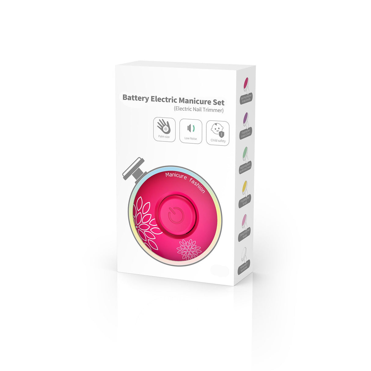 Set Pila Electrica Pentru Copii Si Bebelusi, Abs, Incarcare Usb, 6 Accesorii, Cu Lumina Led - vivimall.ro